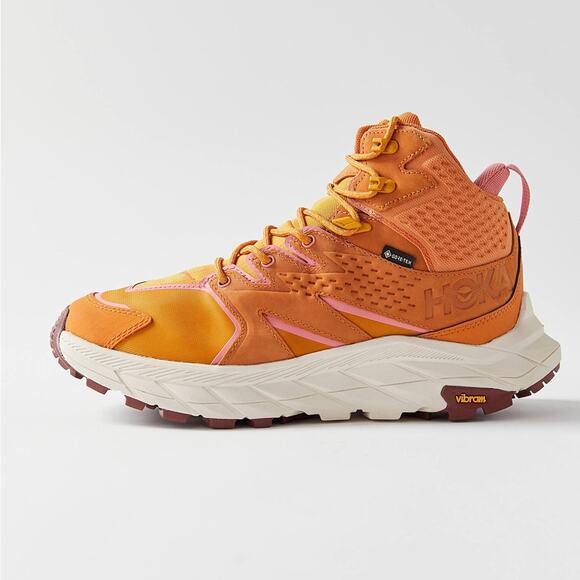 Hoka Orange and Pink Athletic Shoes - Picture 2 of 9